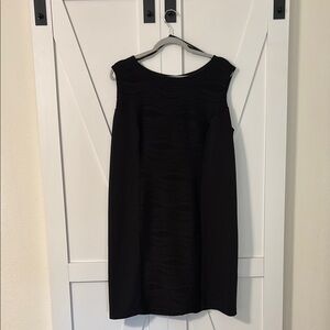 Enfocus Studio Black Sleeveless Sheath Dress